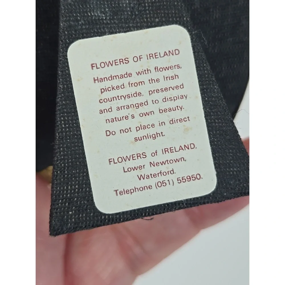 Vintage Flowers of Ireland Miniature 3